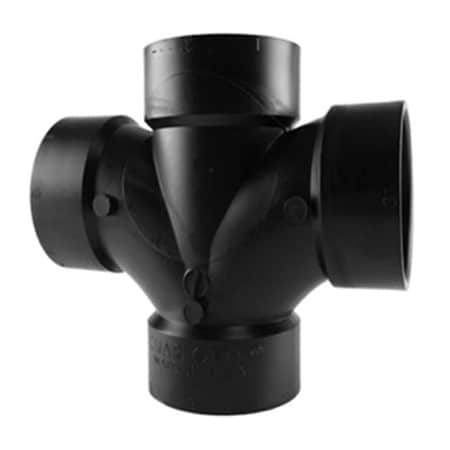 Charlotte Pipe And Foundry 2 HxHxH DBL San Tee ABS 00428  0800HA